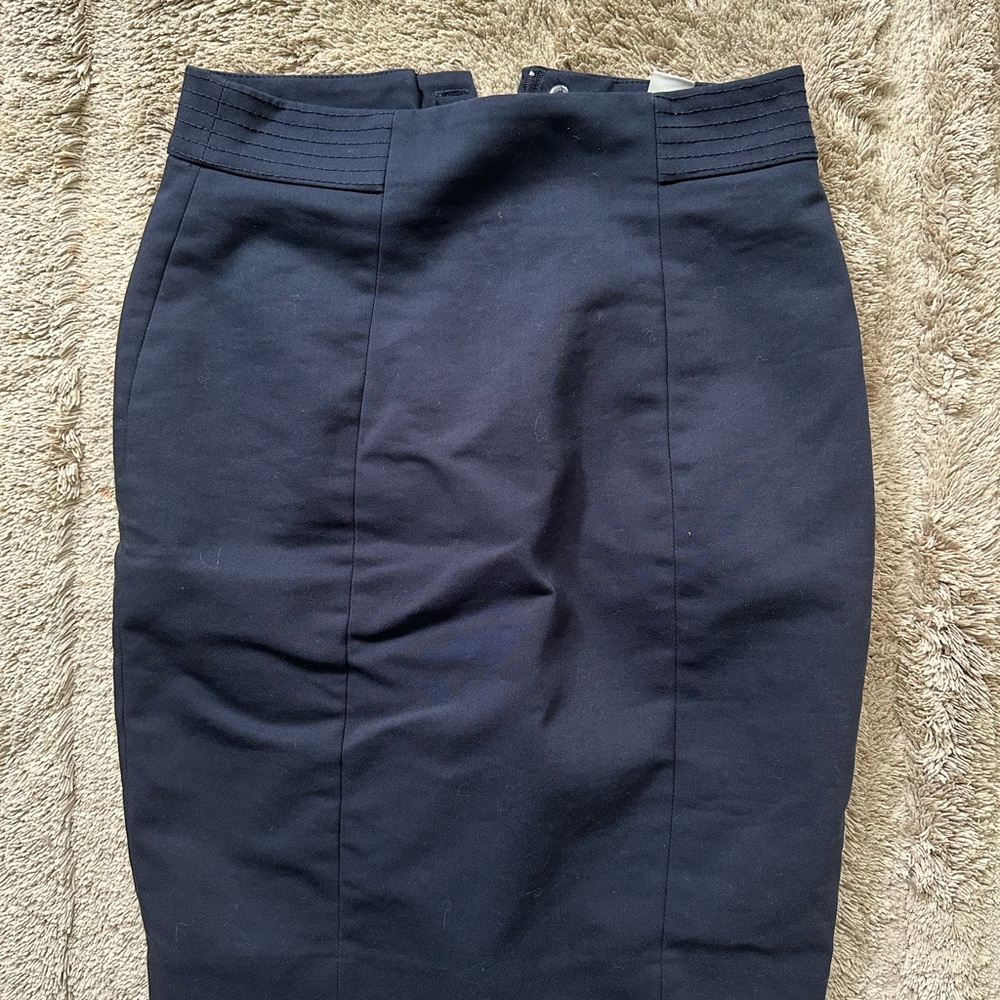 H&M Navy Pencil Skirt